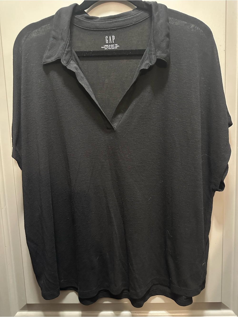 GAP Size XL Linen Blend Tee EUC